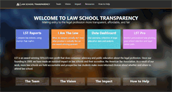 Desktop Screenshot of lawschooltransparency.com