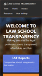 Mobile Screenshot of lawschooltransparency.com